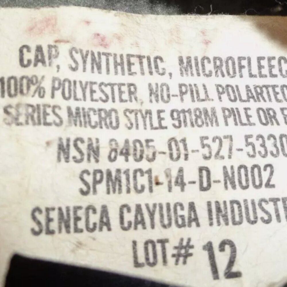 U.S.ARMY USAF POLARTEC FLEECE WATCH CAP GREEN BEANIE COLD WEATHER PT PTU SV 3000 - Picture 2 of 8